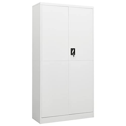 Festnjght Taquillas Vestuario Metalicas 2 Puertas con 6 Compartimentos, Armario Taquilla de Acero...