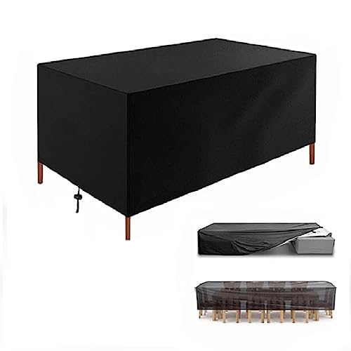 JIAMELUCK Fundas para Muebles de jardín Fundas Impermeables para Muebles de Exterior 420D Oxford...