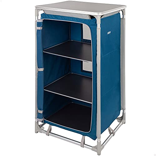 Aktive 52853 - Mueble plegable cocina, camping, jardín, armario aluminio, portátil, ligero, 60 x...