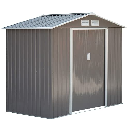 Mejor Armario Exterior Aluminio - OUTSUNNY
