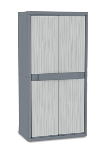 Terry, Jumbo 3900 UW, armario interior y exterior de dos puertas, divisor vertical, 4 estantes...